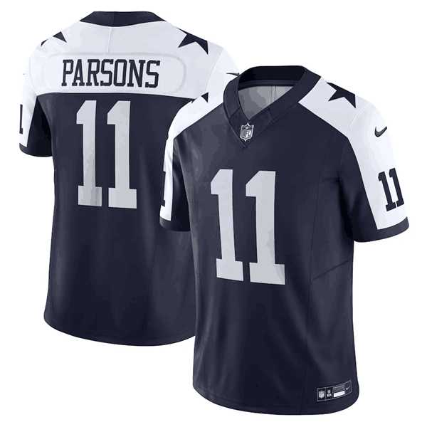 Men & Women & Youth Dallas Cowboys #11 Micah Parsons Navy Thanksgiving 2023 F.U.S.E. Limited Stitched Football Jersey->dallas cowboys->NFL Jersey